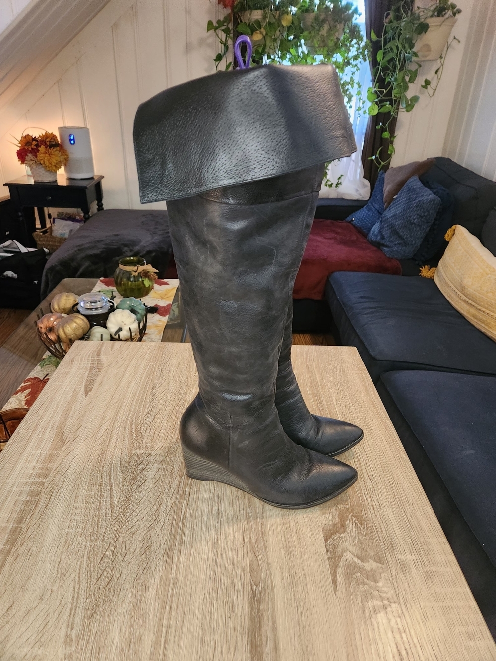 Matisse "Sayde" Over-The-Knee Wedge Boots